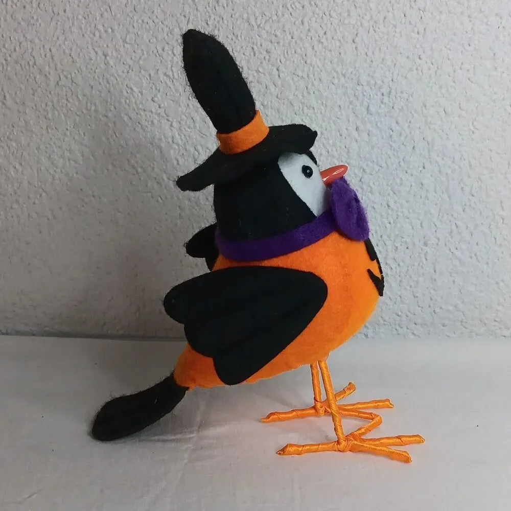 Halloween Tabletop Decor Featherly Friends Birds Pumpkin Walgreens